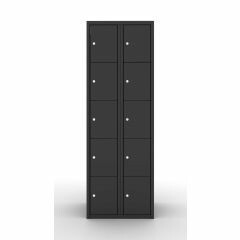 Lockerkast Black Edition - 10-deurs - 2 delig
