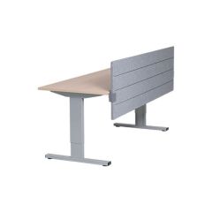 Akoestische scheidingswand Maroon verstelbaar - 60cm Hoog