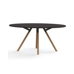 Ronde vergadertafel Ypsilon met Fenix blad