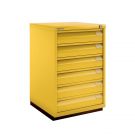 Bisley F-Serie Ladekast 6 laden - Geel