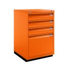 Bisley F-Serie ladekast 4 laden - Oranje
