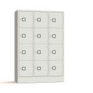 Lockerkast Premium - 12-deurs - 3 delig