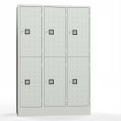 Lockerkast Premium - 6-deurs - 3 delig