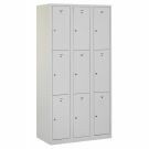 Lockerkast Basic - 9-deurs - 3 delig