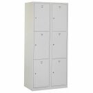 Lockerkast Basic Plus - 6-deurs - 2 delig