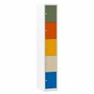 Lockerkast colour - 5-deurs - 1 delig