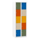Lockerkast colour - 10-deurs - 2 delig