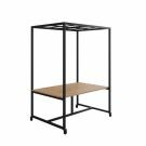 Verrijdbare vergadertafel Olka 75 cm hoog - 160 x 100 cm