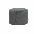 Polyester poef Milo - Antraciet