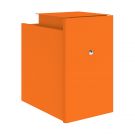 Hangend ladeblok Buddy met cilinderslot - Oranje