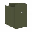 Hangend ladeblok Buddy met cilinderslot - Olijfgroen
