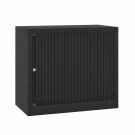 Bisley roldeurkast Basic+ 70 x 80 cm - Zwart