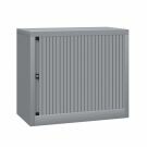 Bisley roldeurkast Basic+ 70 x 80 cm - Zilver