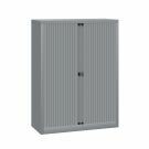 Bisley roldeurkast Basic 133 x 100 cm - Zilver