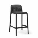 Lido barkruk laag - Antraciet