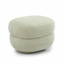 Chenille poef Maya - Mintgroen