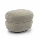 Chenille poef Maya - Taupe
