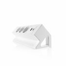 Stekkerdoos Power Desk UP 2.0 - 3-voudig met 2 USB - Wit