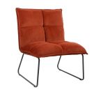 Velvet Fauteuil Laga - Koper