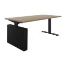 Zit sta bureau 5ive met zijwang - 180 x 80 cm