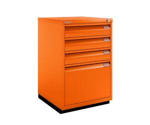 Bisley F-Serie ladekast 4 laden - Oranje