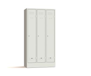 Lockerkast Classic - 3-deurs - 3 delig