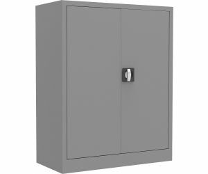 Draaideurkast 100 x 80 cm - Zilver