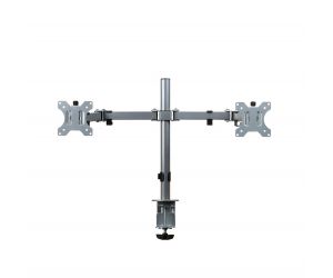 Monitorarm Focus Dubbel - Zilver
