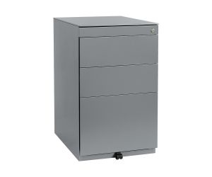 Bisley Bijzetblok Basic 3 laden - Zilver