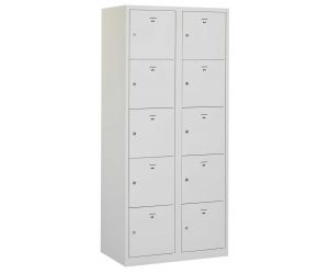 Lockerkast Basic Plus - 10-deurs - 2 delig