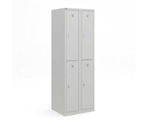 Garderobekast Basic Plus - 4-deurs - 2 delig