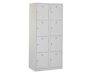 Lockerkast Basic Plus - 8-deurs - 2 delig