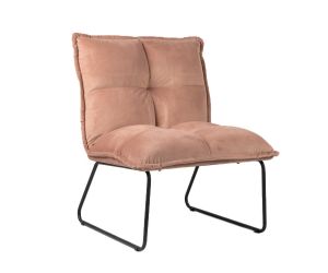 Velvet Fauteuil Laga - Roze