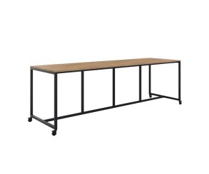 Verrijdbare kantinetafel Jalka 110 cm hoog - 320 x 108 cm