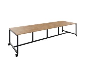 Verrijdbare kantinetafel Jalka 75 cm hoog - 320 x 108 cm