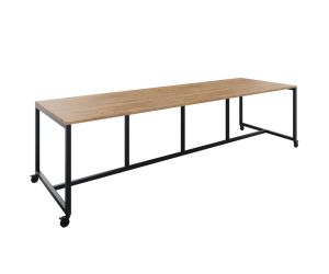 Verrijdbare kantinetafel Jalka 90 cm Hoog - 320 x 108 cm