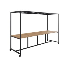 Verrijdbare vergadertafel Olka 90 cm (320 x 100 blad)