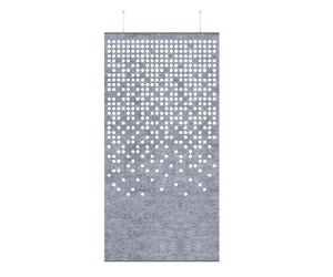 Akoestische ophang scheidingswand Ring - 240 x 120 cm