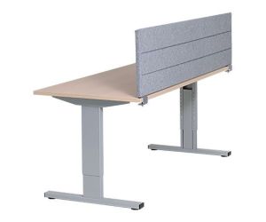 Akoestische scheidingswand Maroon - 40cm Hoog