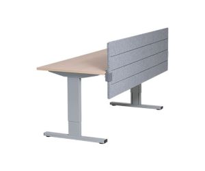 Akoestische scheidingswand Maroon verstelbaar - 60cm Hoog