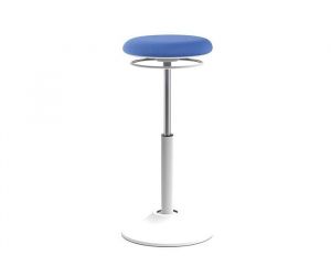 Artur zit-sta kruk - Wit / Blauw