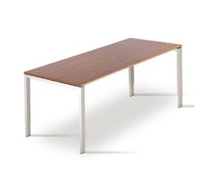 4-poot Bureau Maroon - 80 x 80 cm