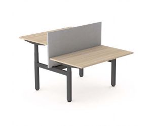 Zit sta bureau Elektrisch 5ive duo - 160 x 80 cm