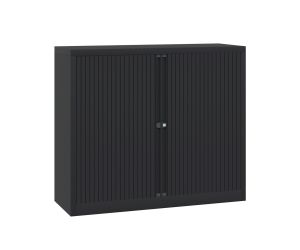 Roldeurkast Londen 105 x 120 cm - Zwart