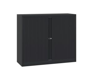Roldeurkast Londen H105 x B120cm zwart