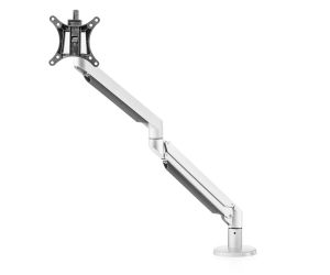 Monitorarm Galaxy Enkel Gasgeveerd - Zilver