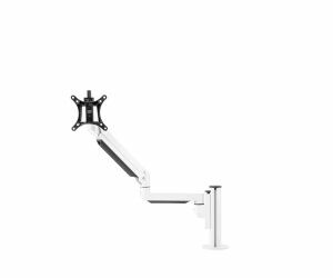 Monitorarm Galaxy Enkel korte post - Wit