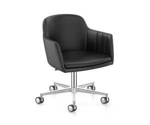 Interstuhl vergaderfauteuil Lemon - Verrijdbaar