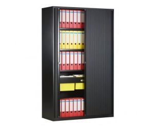 Roldeurkast Londen H198 x B120cm Zwart