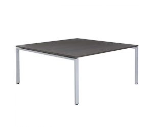 Vierkante vergadertafel Maroon - 120 x 120 cm